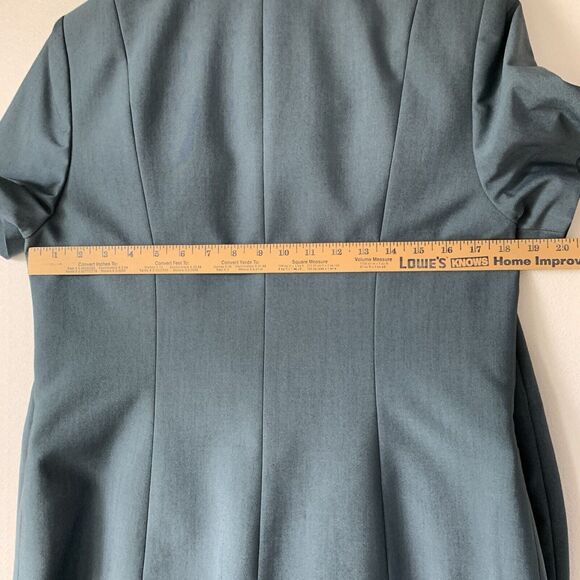 Kasper ASL 2 Piece Pants Suite 12 Short Sleeve Lined Office Career Corp Vintage - Picture 5 of 16